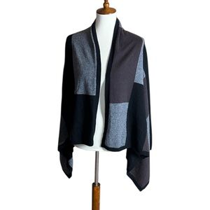 InCashmere 100% cashmere color block cardigan Size Medium